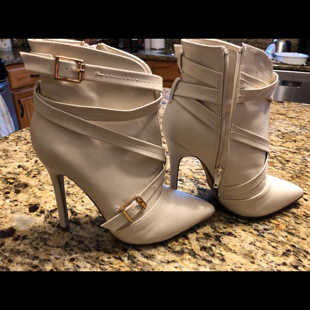 White booties